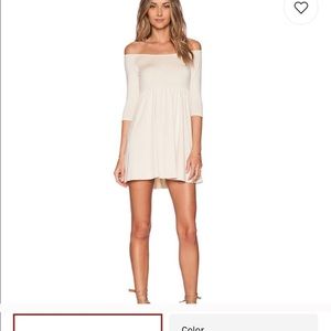 Rachel Pally off the shoulder dress